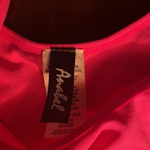 Pink tanktop Anabel brand one size fits all - Picture 3 of 4